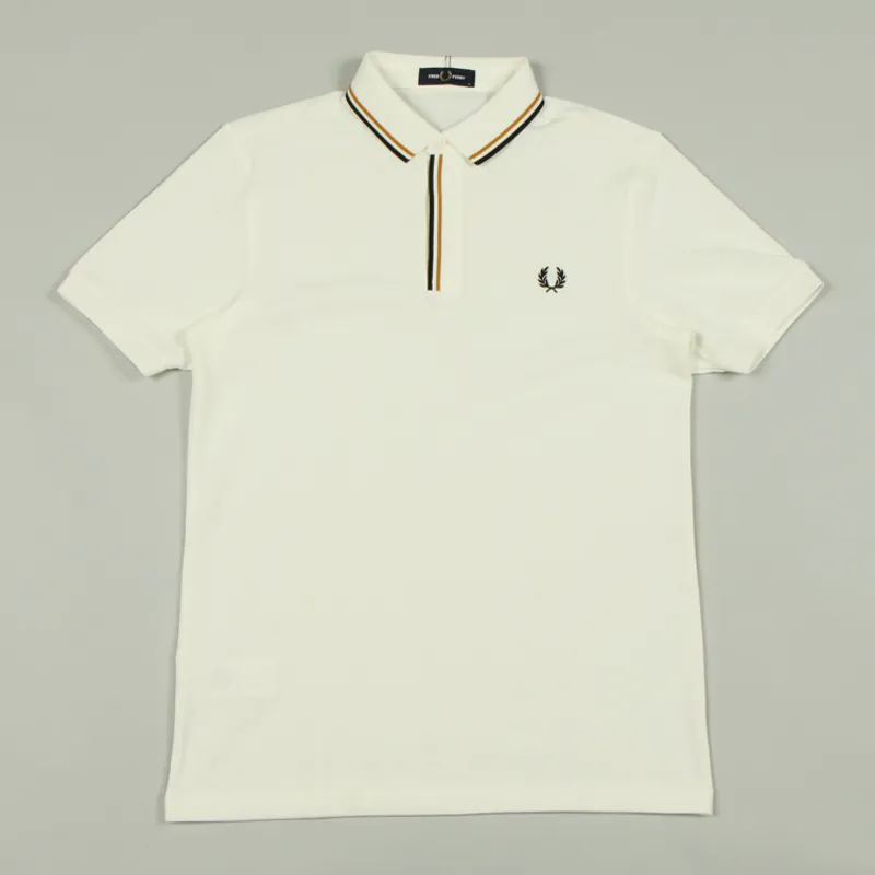 Fred Perry Tipped Placket Polo Shirt - Snow White